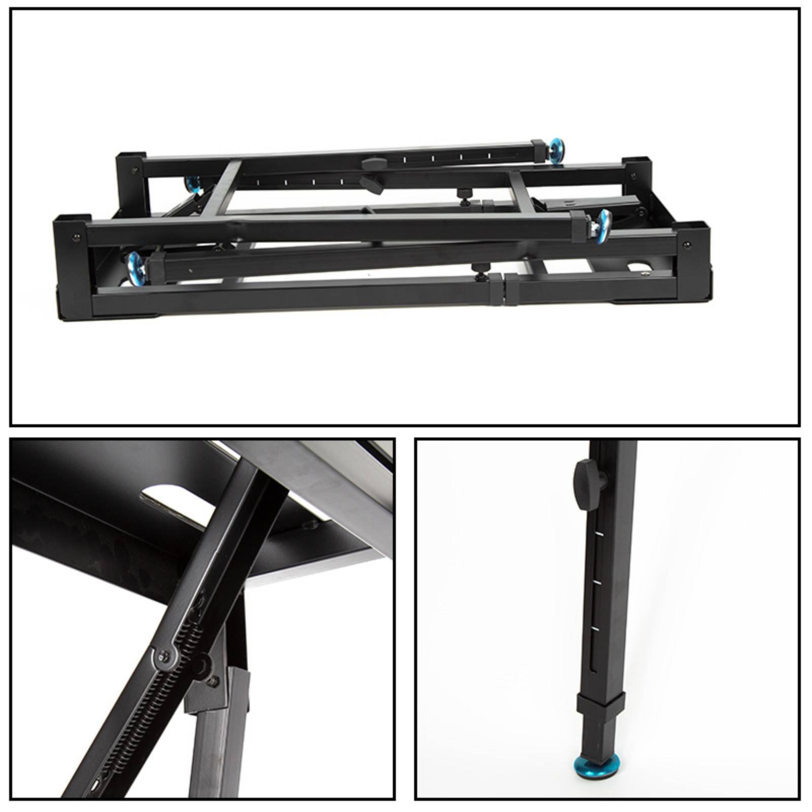 Music Stand Folding - Składana, przenośna, regulowana podstawka pod klawiaturę,