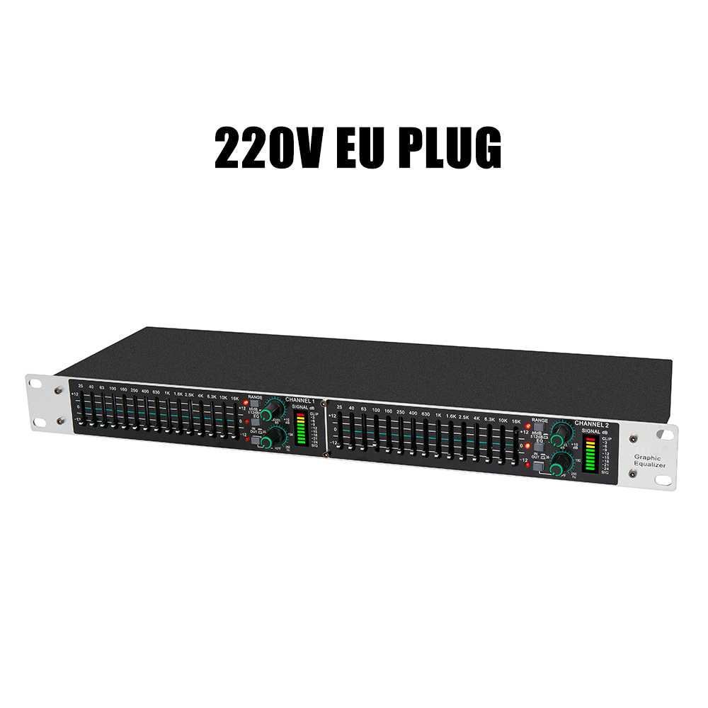 Audio Music Equalizer - Ekualizer graficzny Eq215 z podwójną 15-pasmową