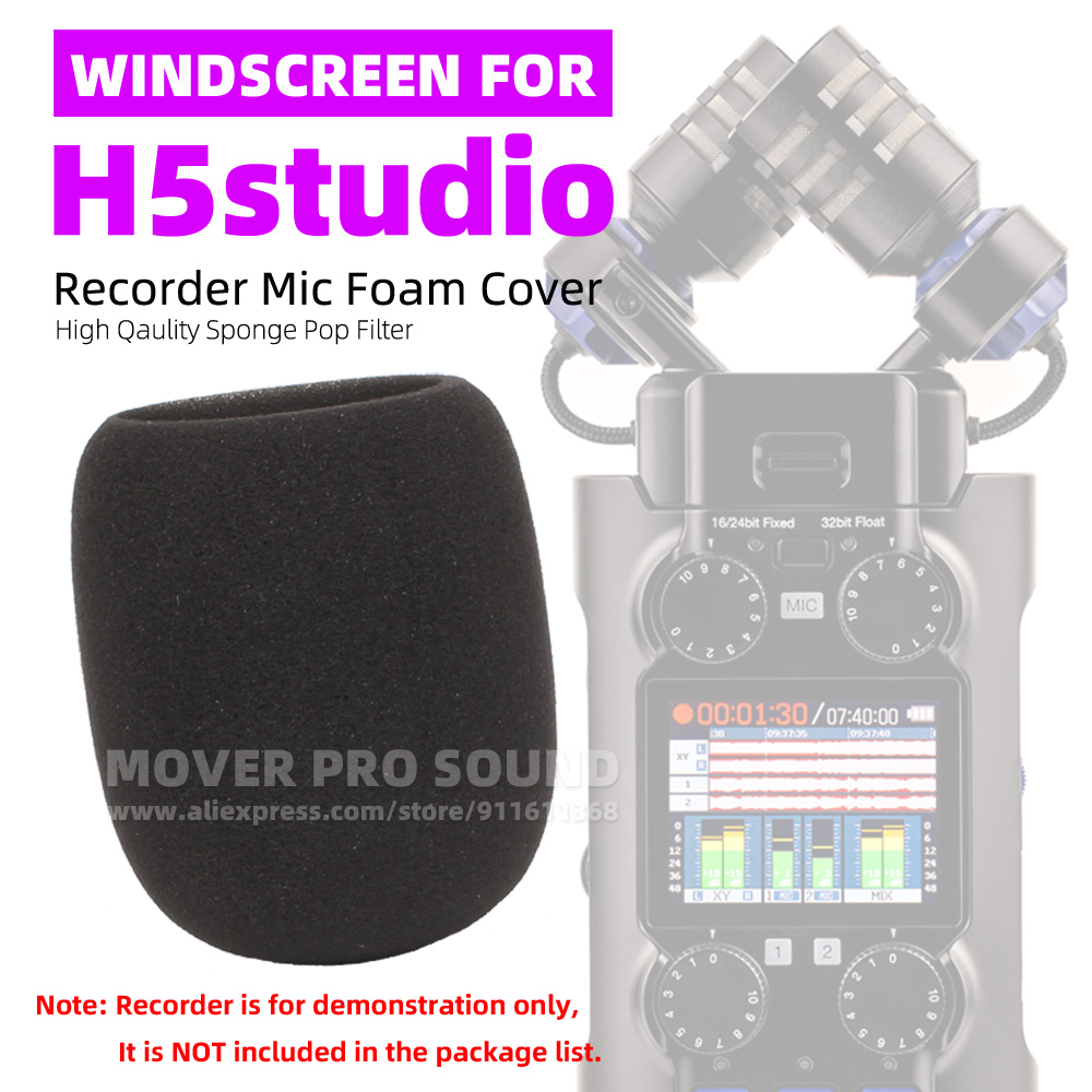 Recording Pop Filter - Kompatybilny z SnapVox ZOOM H5 STUDIO
