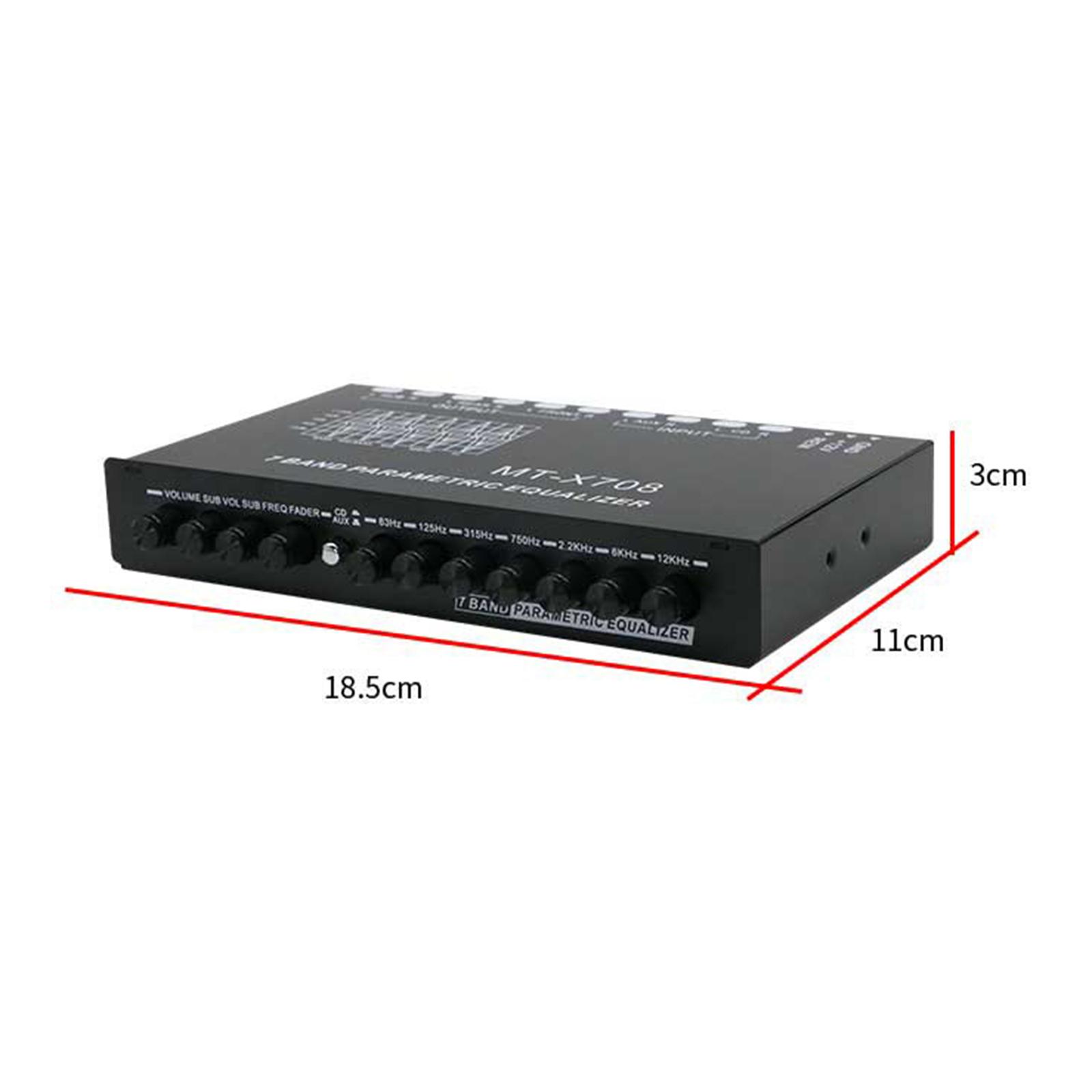 Audio Music Equalizer - 7-pasmowy korektor EQ DC 12V Wyjście