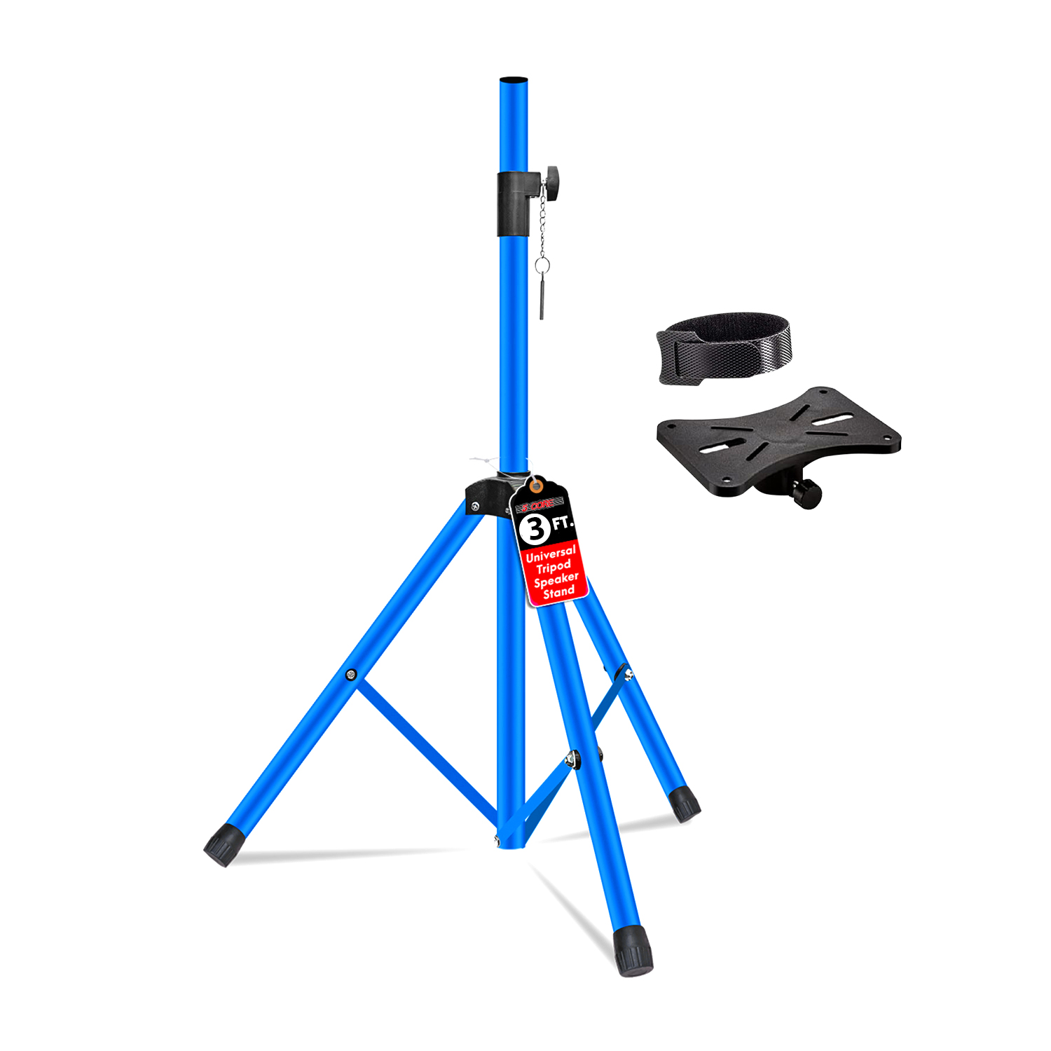 Speaker Stand Tripod - Statyw głośnikowy 5-ramienny, wytrzymały, regulowany, uniwersalny
