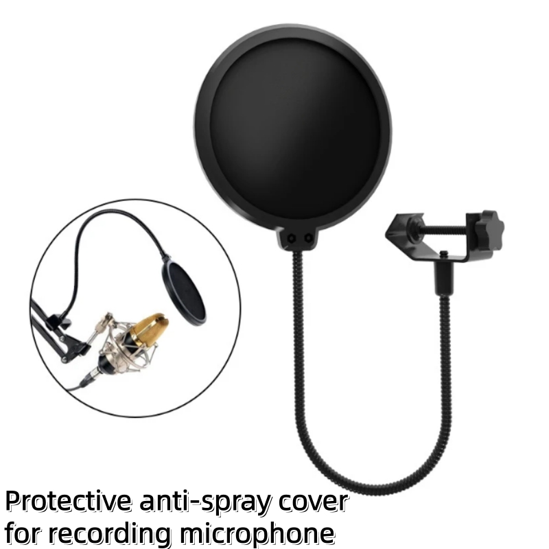 Recording Pop Filter - Akcesoria do mikrofonów MF6 Metalowy filtr