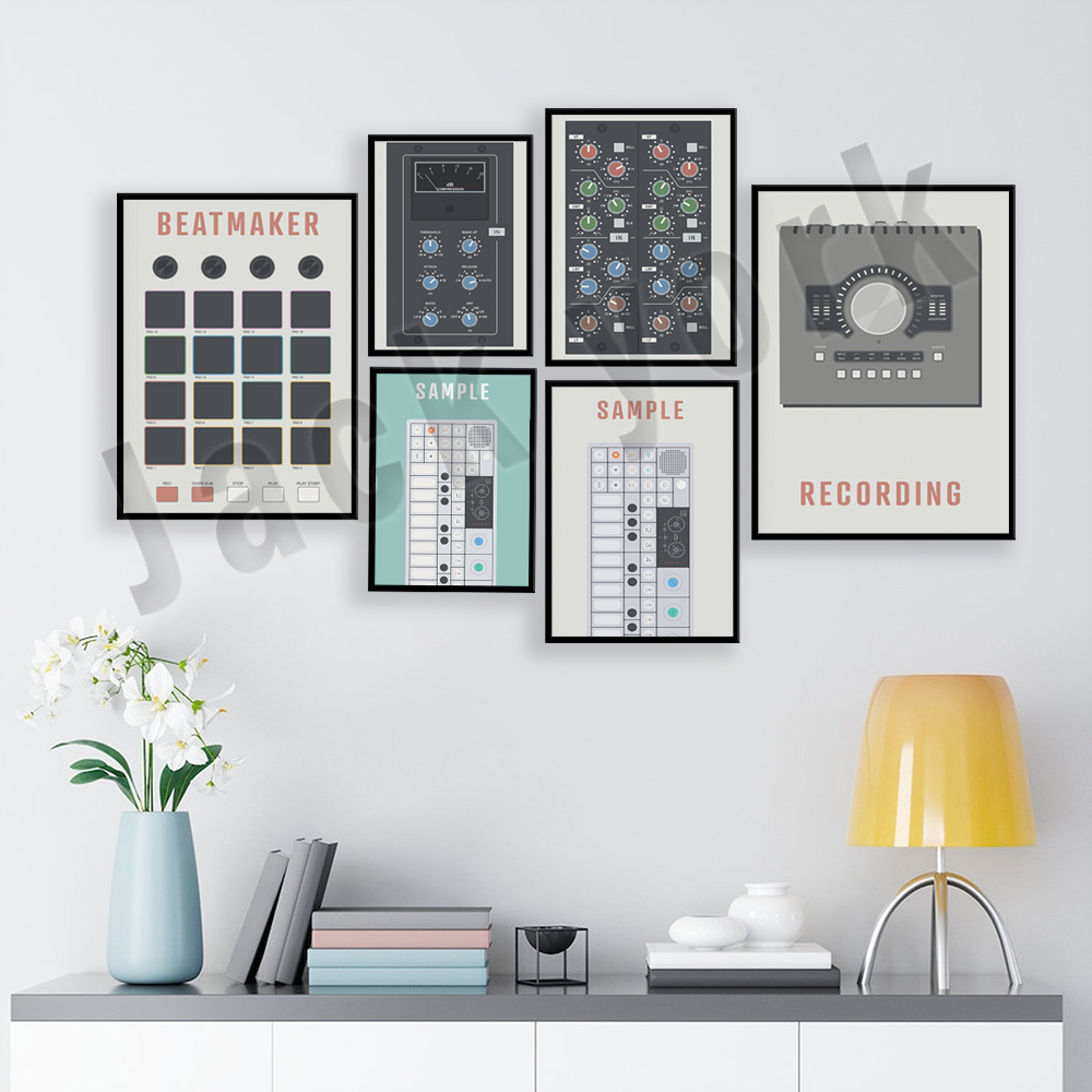 Audio Music File - Plakat producenta muzyki, korektor SSL, interfejs