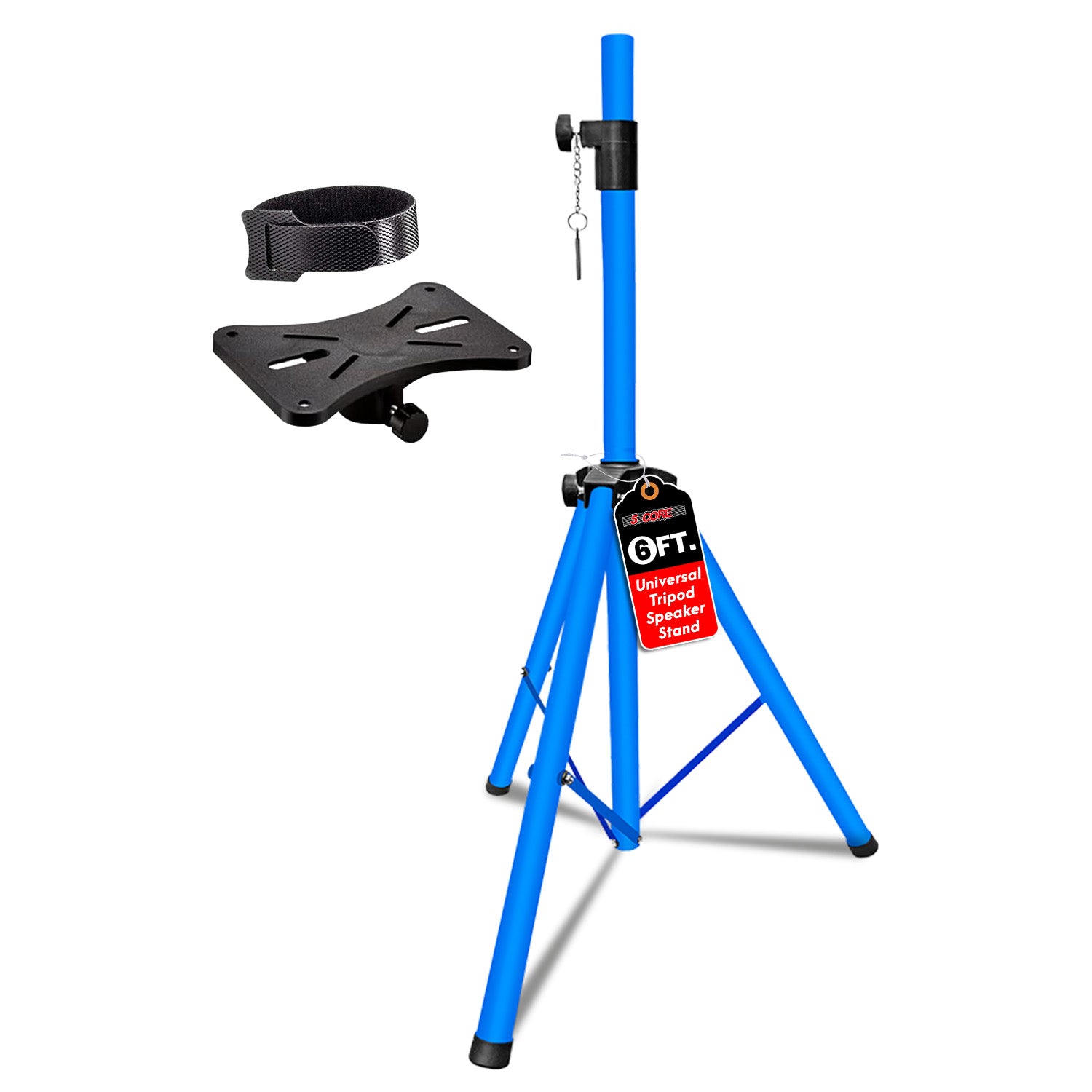 Speaker Stand Tripod - 5-ramienny statyw głośnikowy z regulacją wysokości,