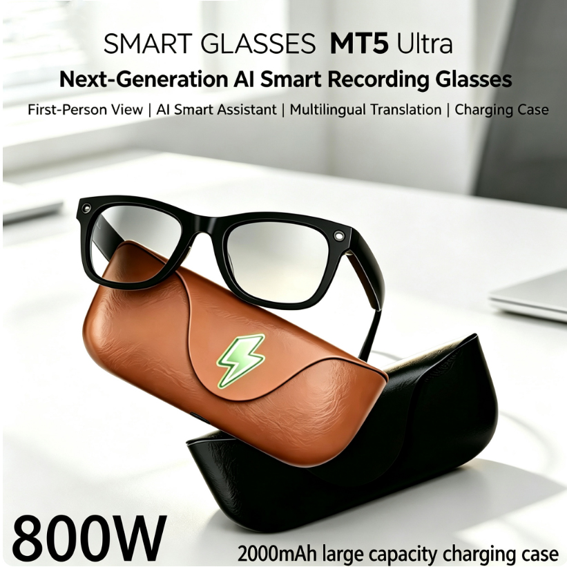 Audio Music Arabic - Inteligentne okulary AI 2026 HD 800W