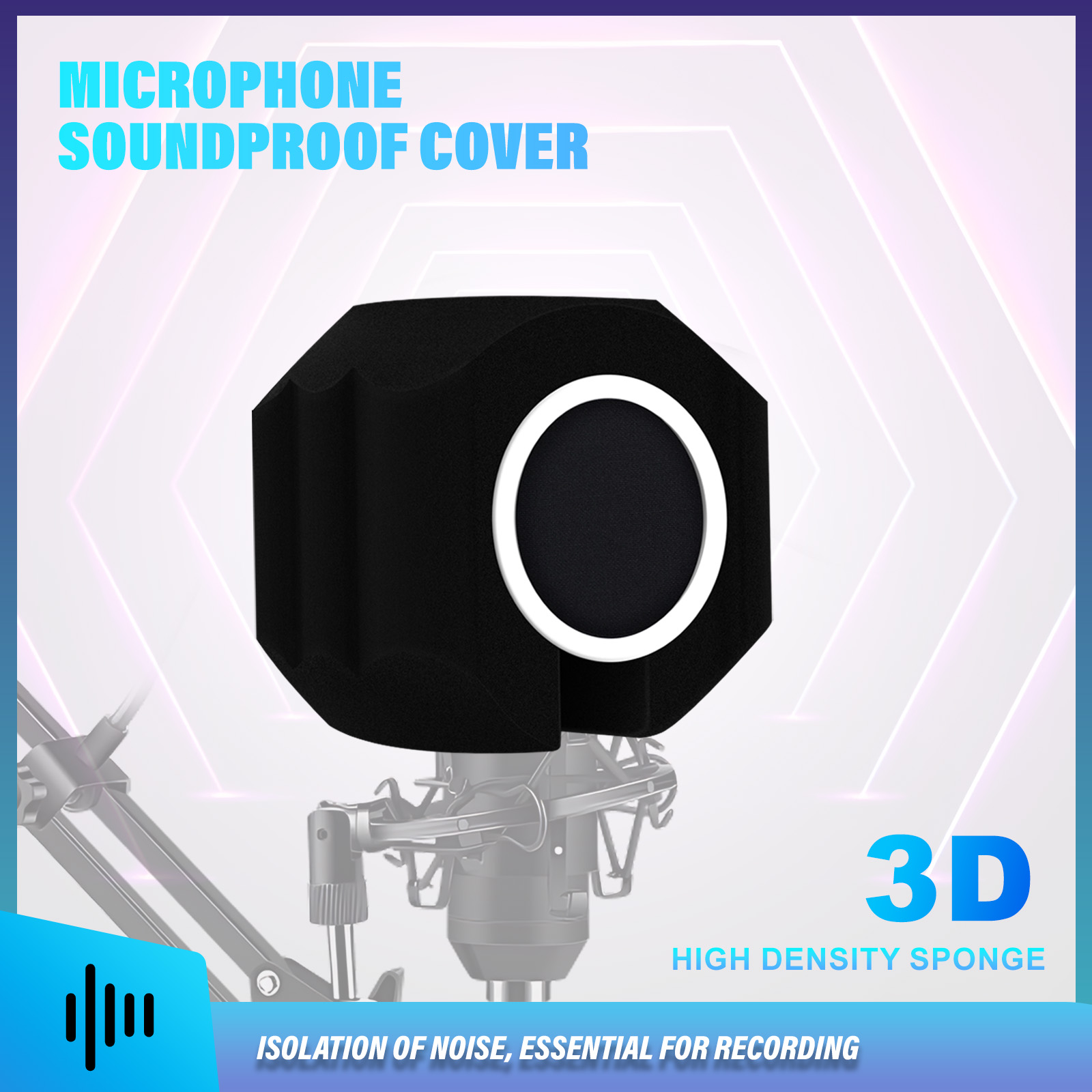 Recording Pop Filter - Mikrofon Osłona przeciwwiatrowa Pop Filtr Kulka