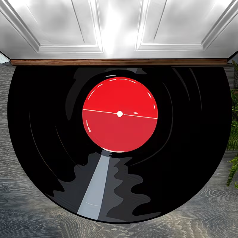 Audio Music Recorder - Retro Mata Pod Drzwi z Motywem