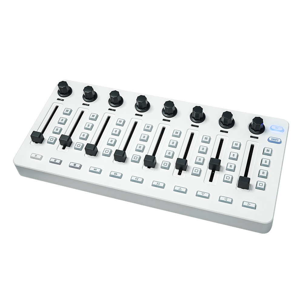 Audio Music Production - Kontroler MIDI, 8 enkoderów, sterowanie oprogramowaniem,