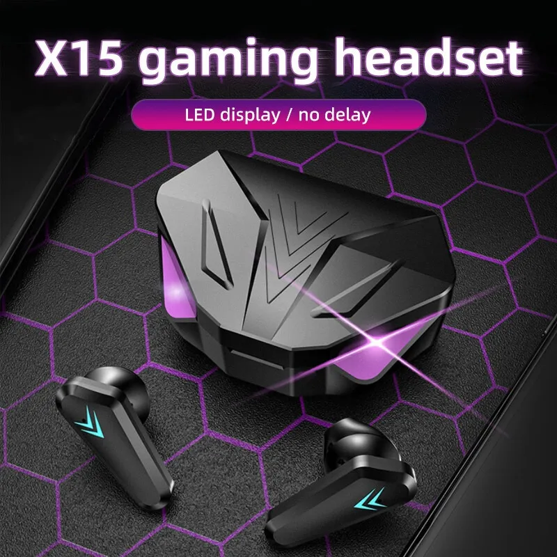 Audio Music Apple - X15 TWS Gaming Earbuds Bezprzewodowe słuchawki