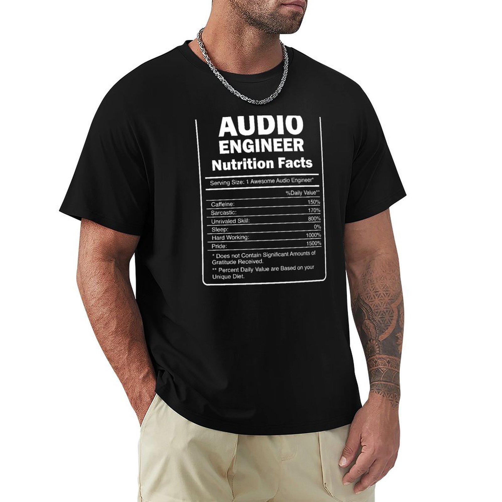 Audio Music Production - Koszulka dla inżyniera dźwięku do produkcji