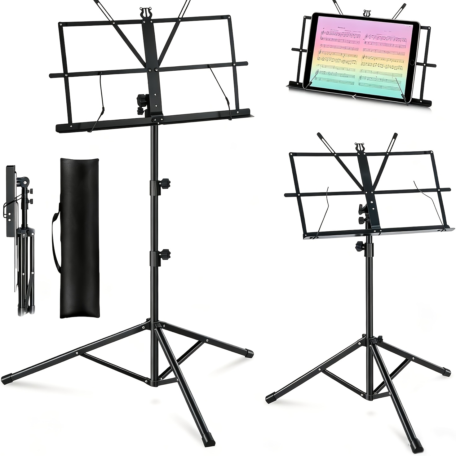Music Stand Folding - Składany i przenośny stojak na nuty
