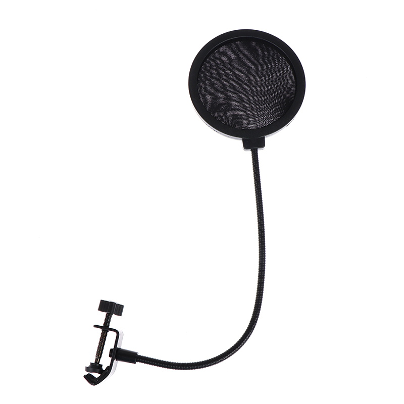 Recording Pop Filter - 1 szt. 100mm Dwustronny Filtr Pop