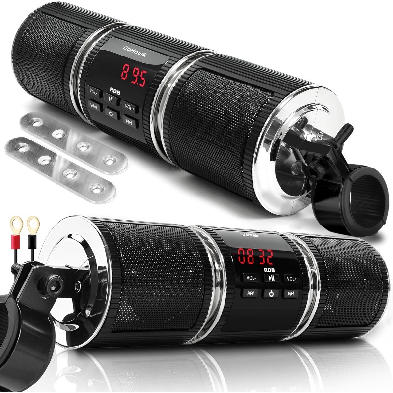 Audio Music To Mp3 - Bluetooth Audio Motocyklowy głośnik stereo Instalacja