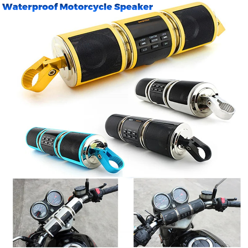Audio Music To Mp3 - Motocyklowe radio FM AUX USB TF