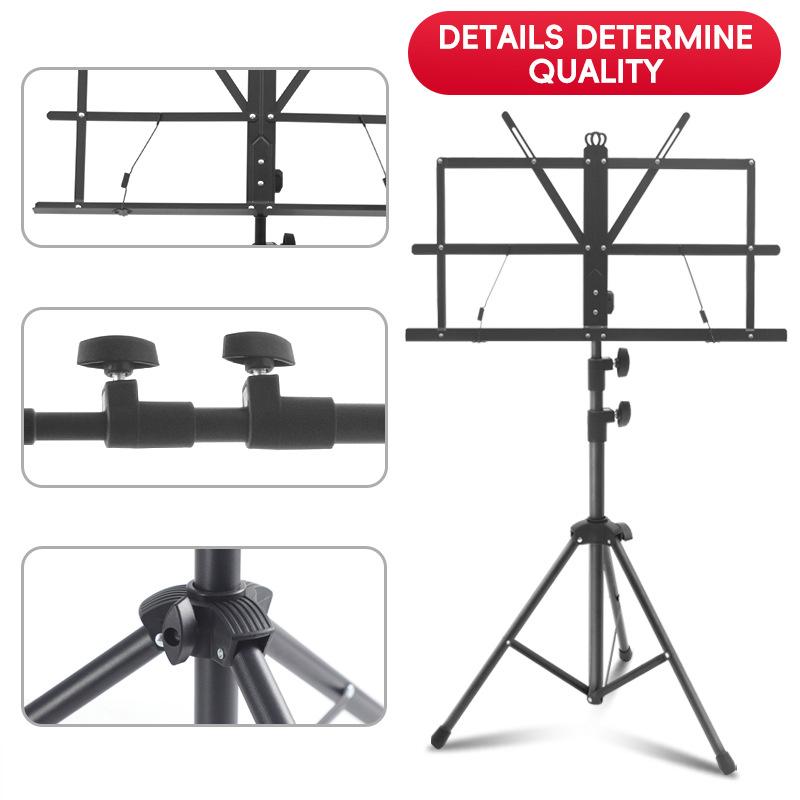 Music Stand Folding - Nowy Stojak na Nuty 2 w