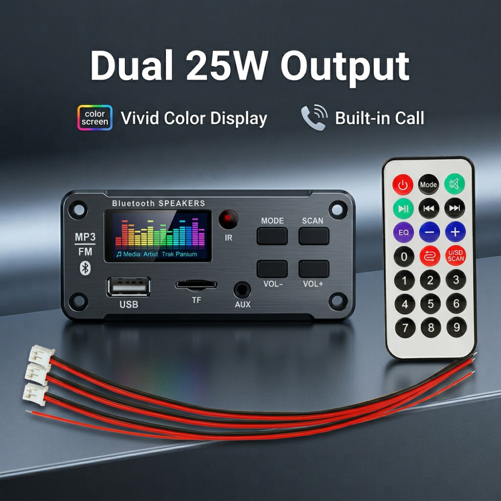 Audio Music To Mp3 - Wzmacniacz 50W Bluetooth MP3 WMA WAV