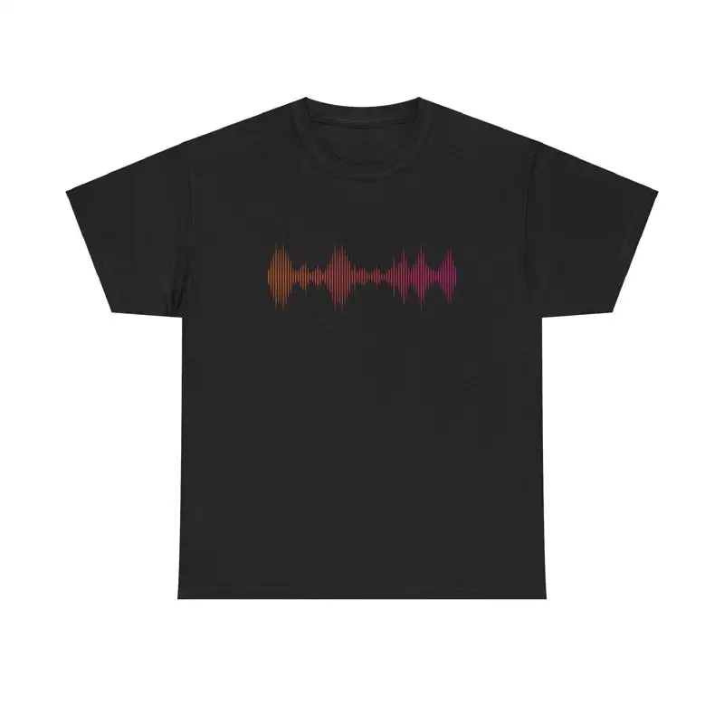 Audio Vibes Music - Koszulka Soundwave Vibes – fajny, minimalistyczny