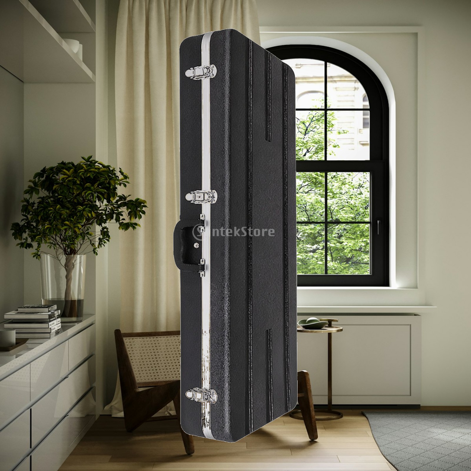 Case Guitar Gig Bag - Twardy futerał na gitarę elektryczną, wytrzymały,