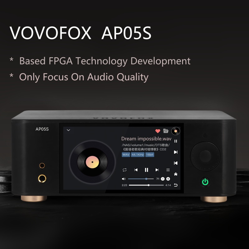 Audio Music To Mp3 - Odtwarzacz muzyczny bezstratny VOVOFOX-HiFi AP05S oparty