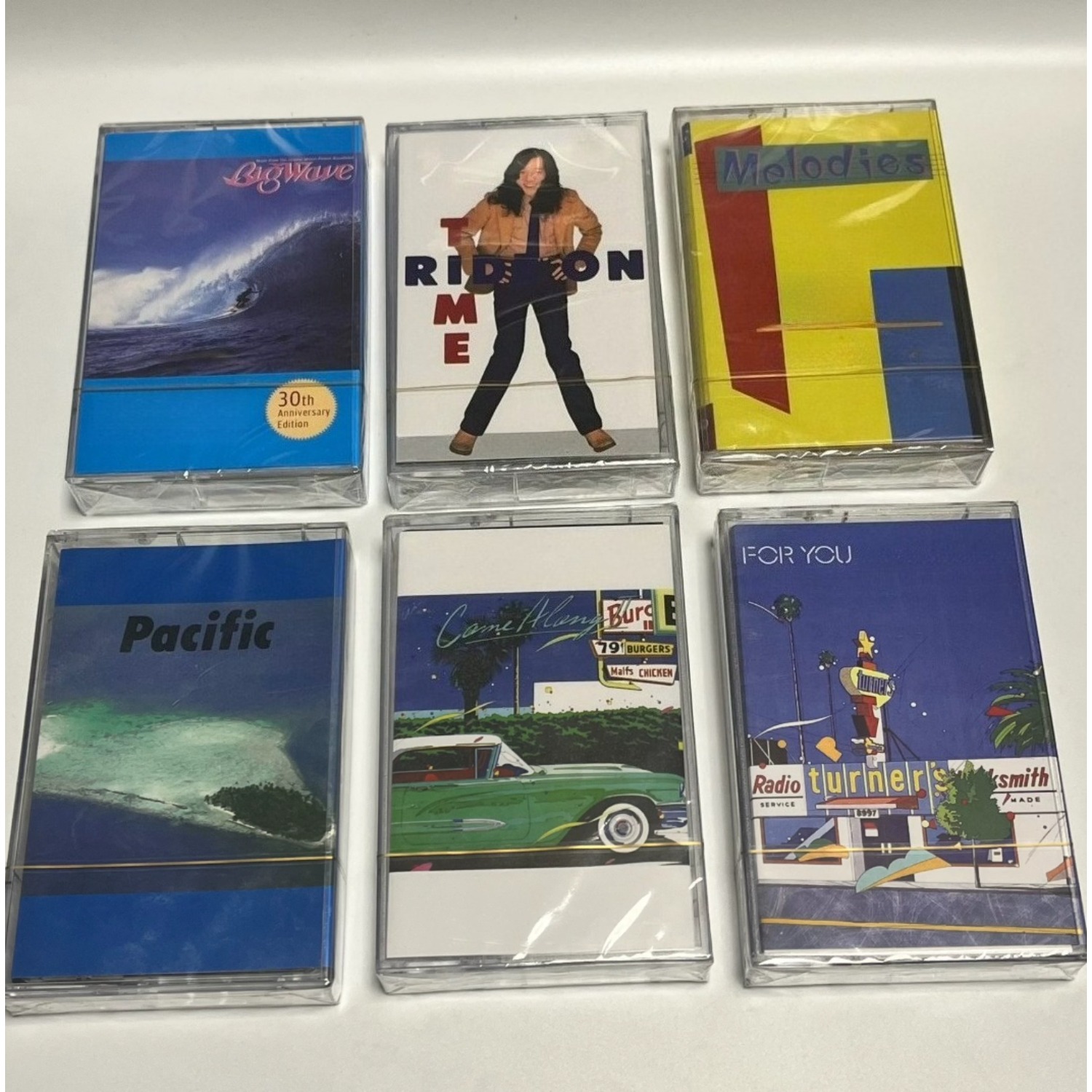 Audio Vibes Music - Kasety audio w stylu vintage City-Pop,