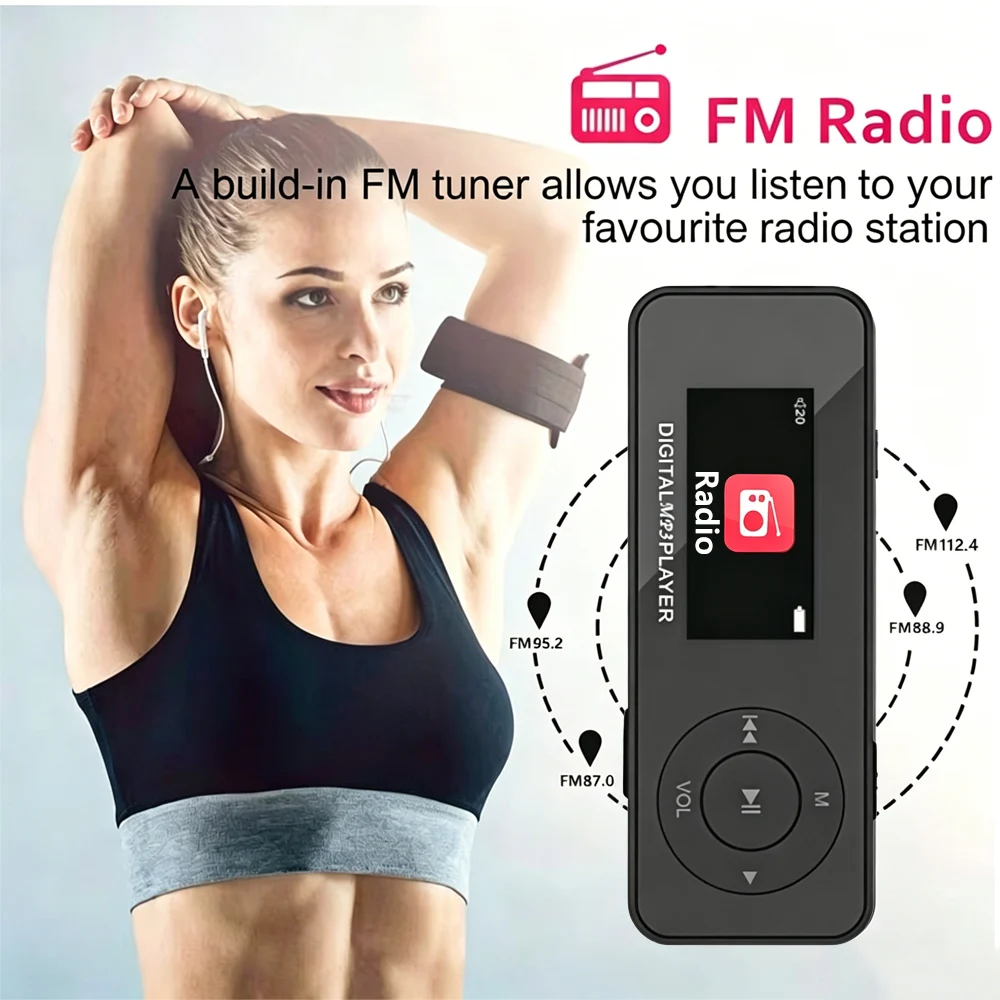 Przenośny odtwarzacz MP3 KEBID – Audio Music Recorder recenzja i cena