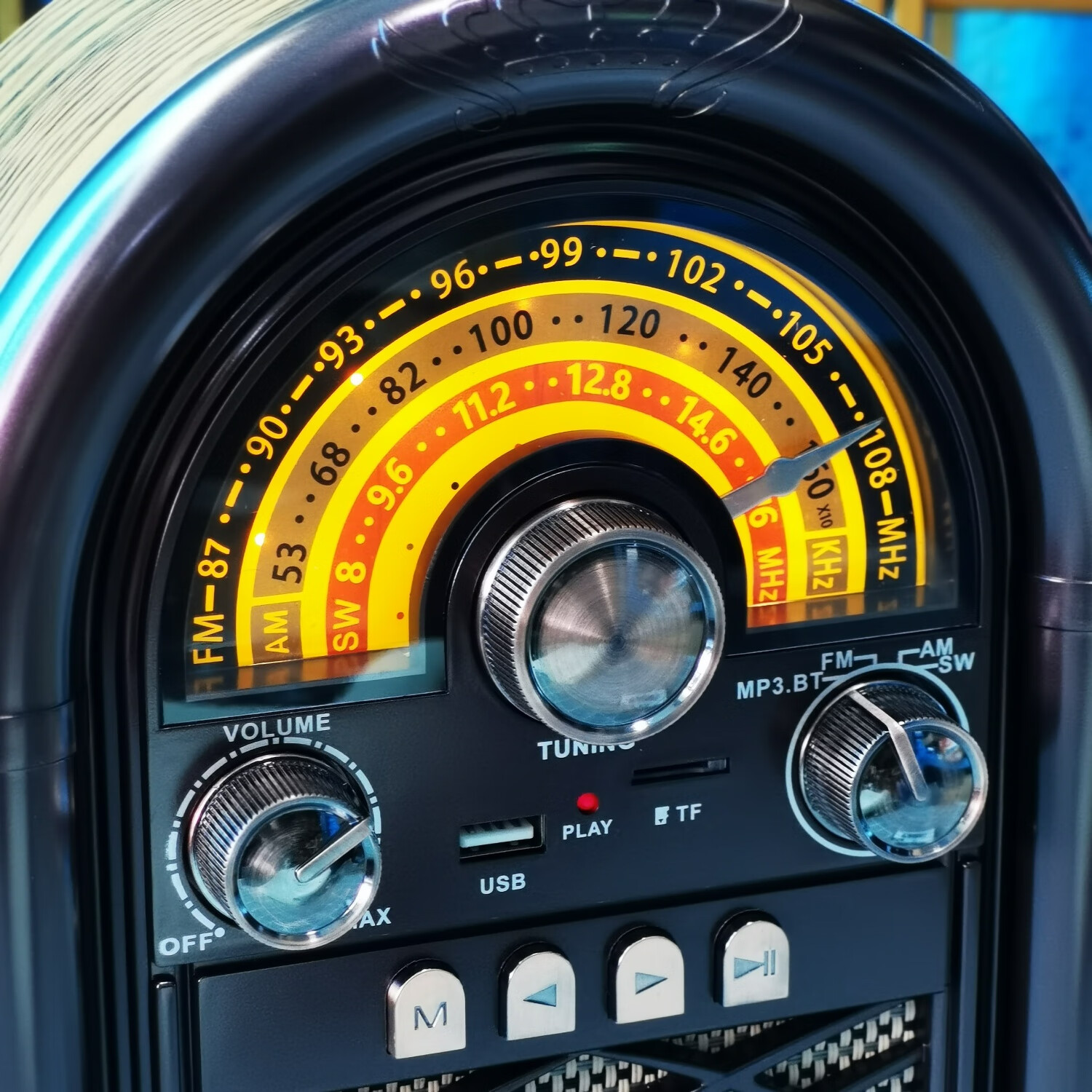 R-1950BT Retro przenośny akumu – Audio Music Apple recenzja i cena