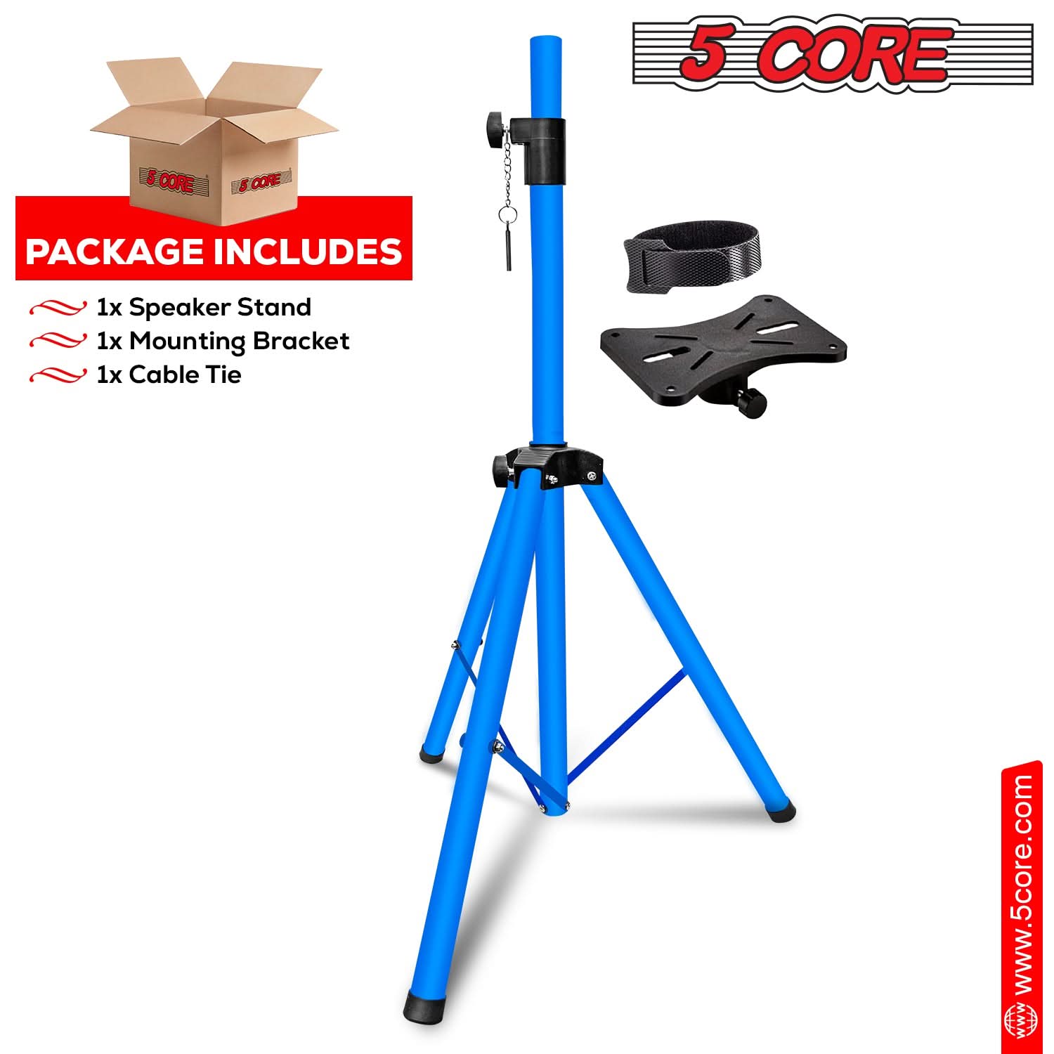 5-ramienny statyw głośnikowy z – Speaker Stand Tripod recenzja i cena