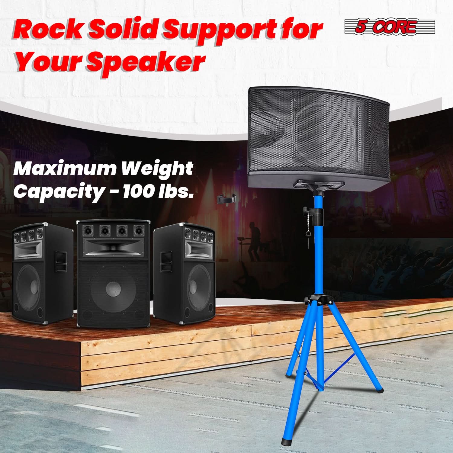 5-ramienny statyw głośnikowy z – Speaker Stand Tripod recenzja i cena