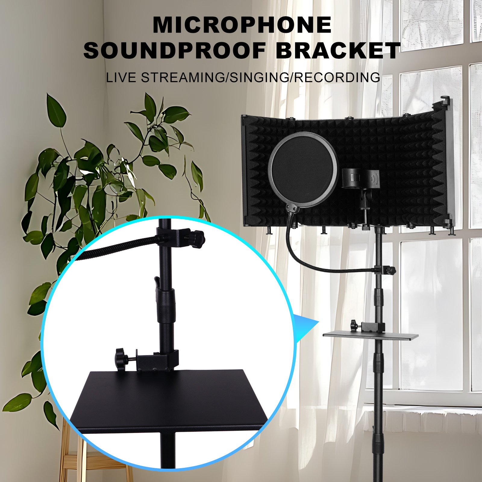 Kabina izolacyjna do mikrofonu – Recording Pop Filter recenzja i cena