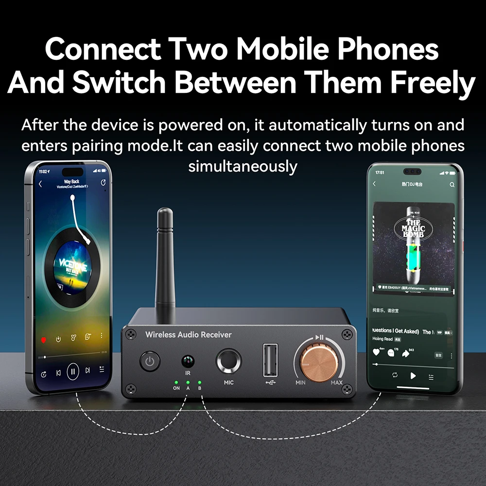 Odbiornik audio Bluetooth 6.0  – Contact Pickup Mic recenzja i cena