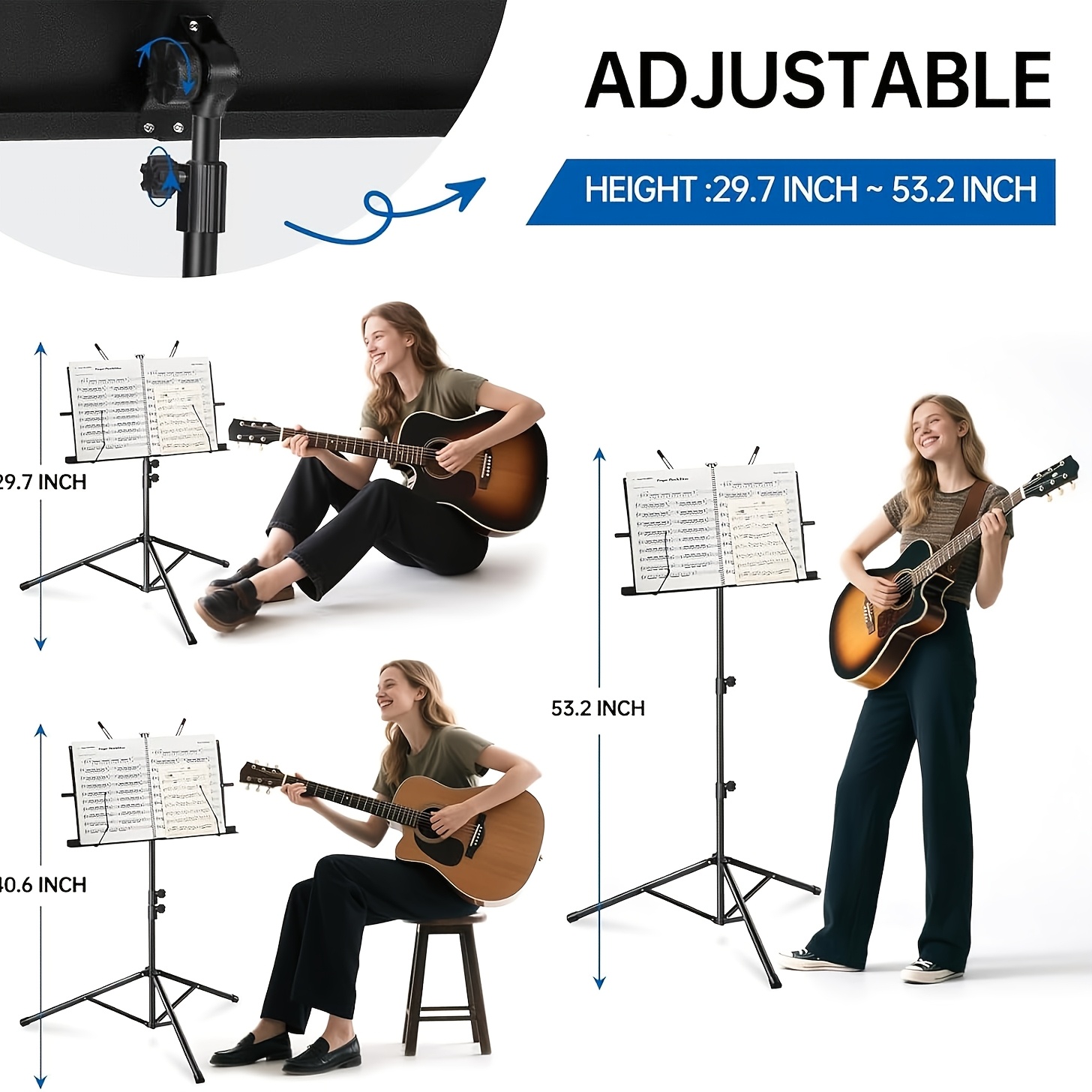 Składany i przenośny stojak na – Music Stand Folding recenzja i cena