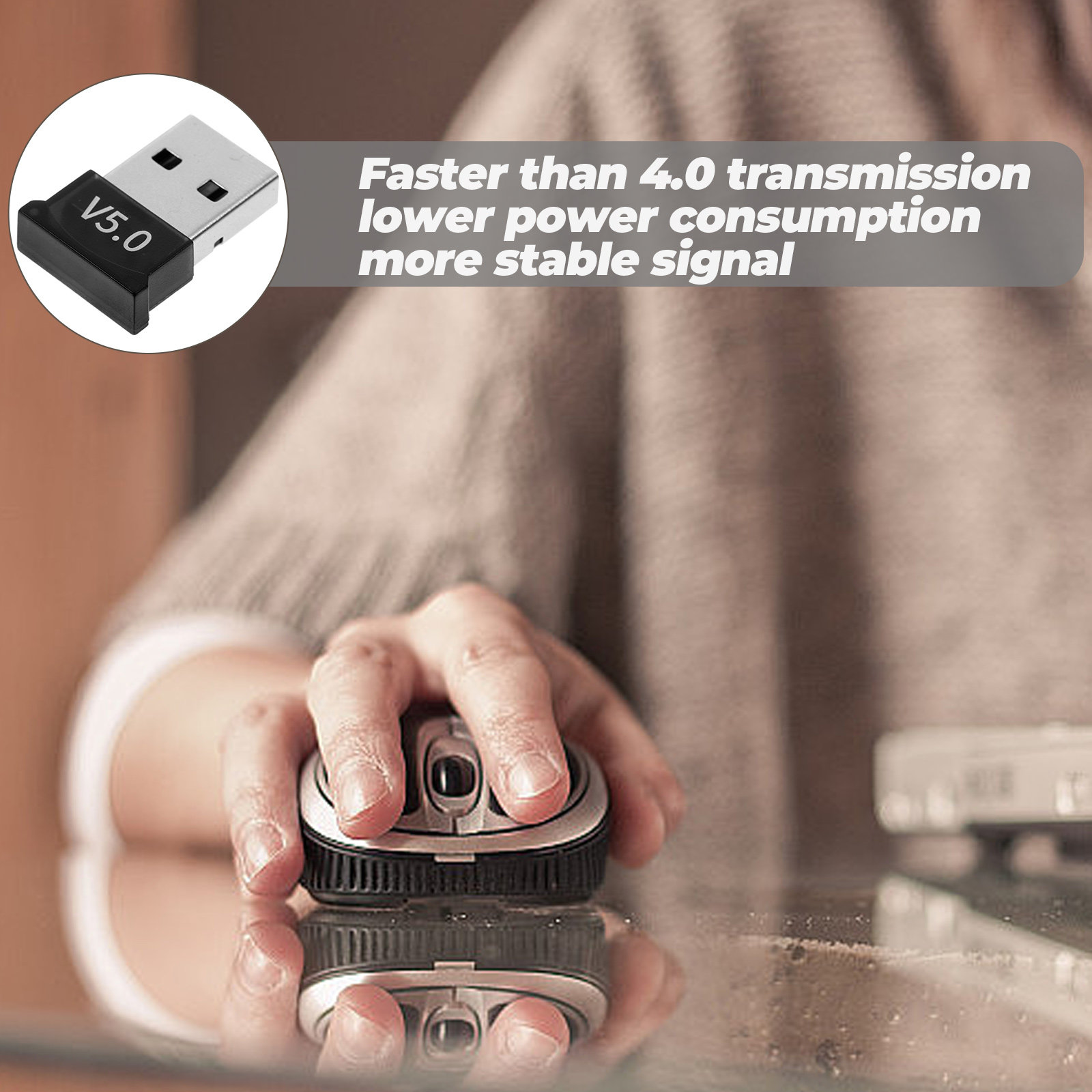 Adapter USB 5.0 Bezprzewodowy  – Audio Music File recenzja i cena