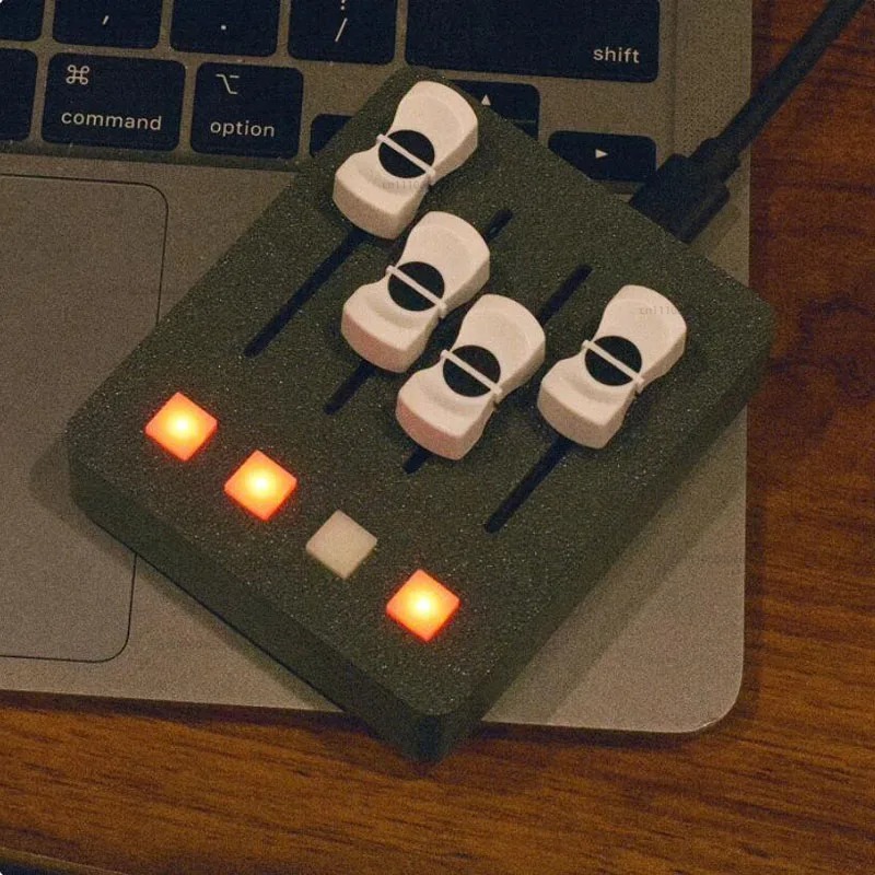 Kontroler MIDI EM-PO2 – 4 fade – Audio Music Production recenzja i cena