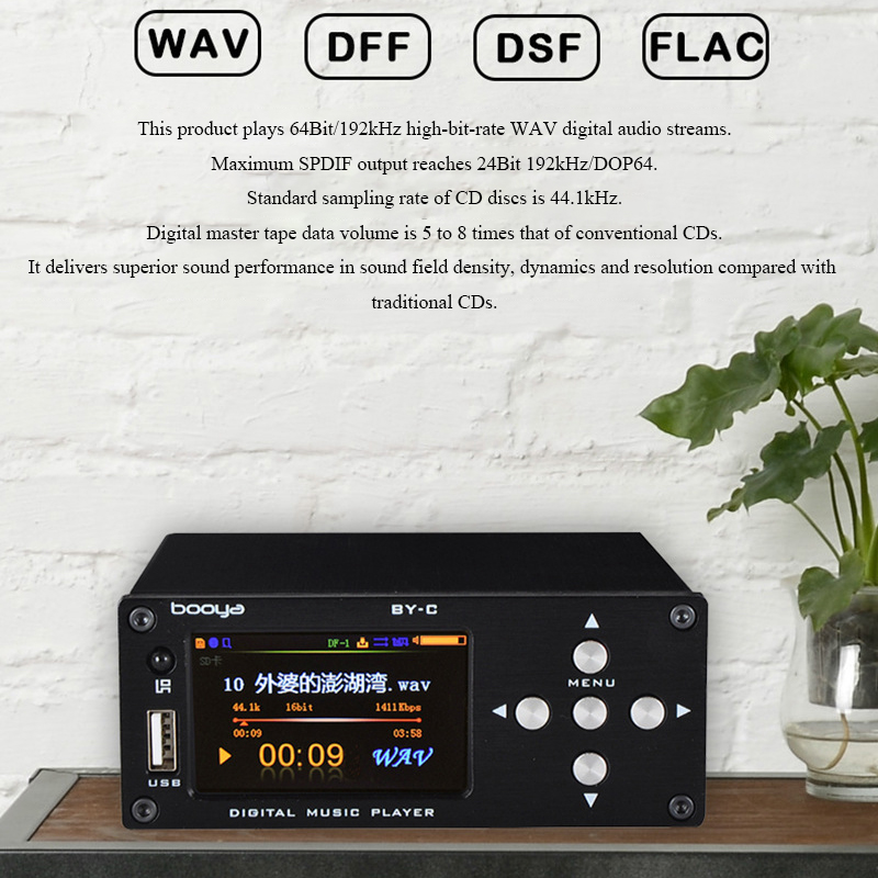 BY-C1 Bezstratny Cyfrowy Odtwa – Audio Music To Mp3 recenzja i cena
